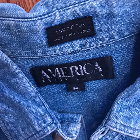 Denim shirt button up - Picture 2 of 4